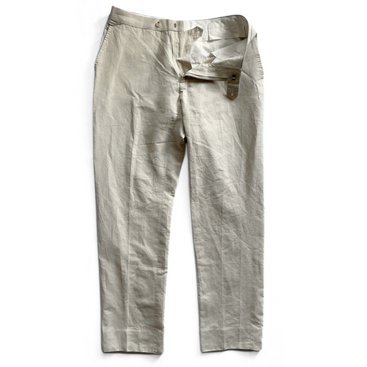 Suitsupply Brescia Linen Pants in Beige