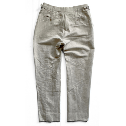 Suitsupply Brescia Linen Pants in Beige