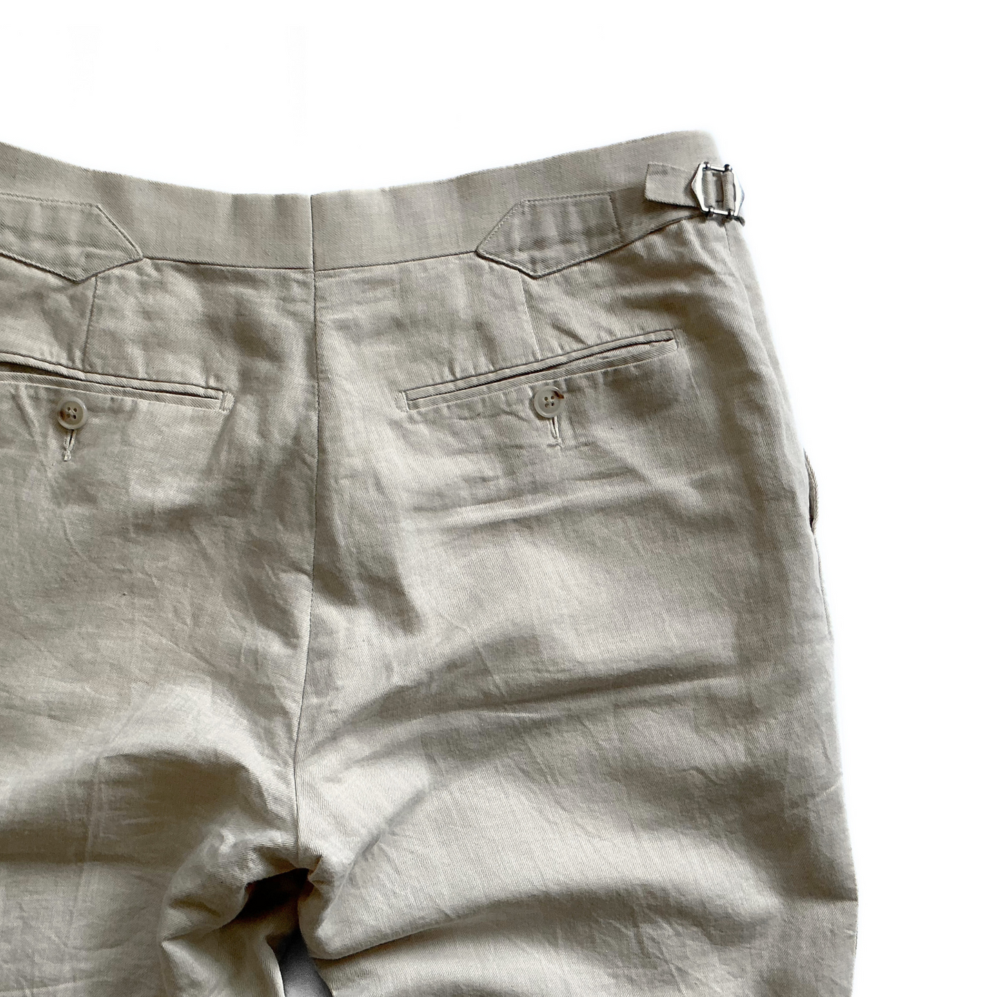 Suitsupply Brescia Linen Pants in Beige