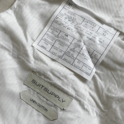 Suitsupply Brescia Linen Pants in Beige