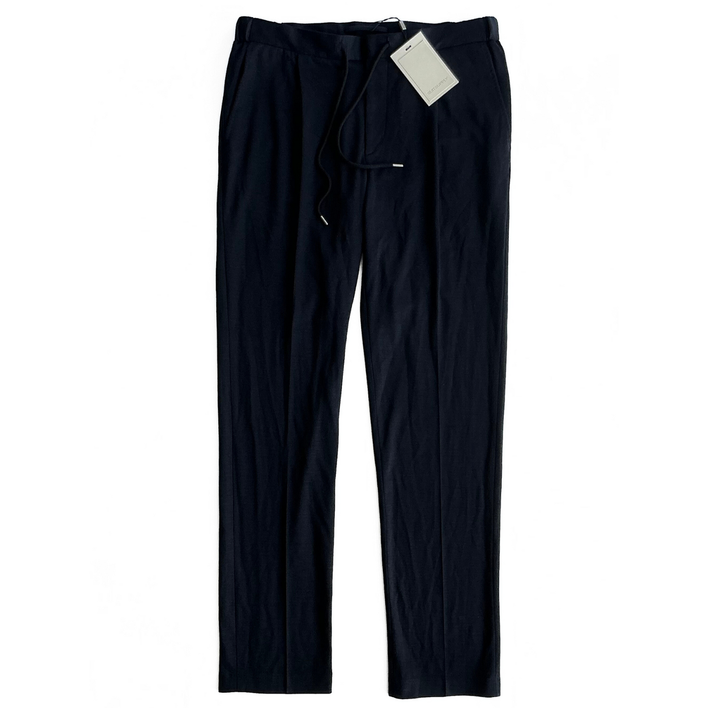 Suitsupply Knitted Pleated Ames Trousers in Mid Blue