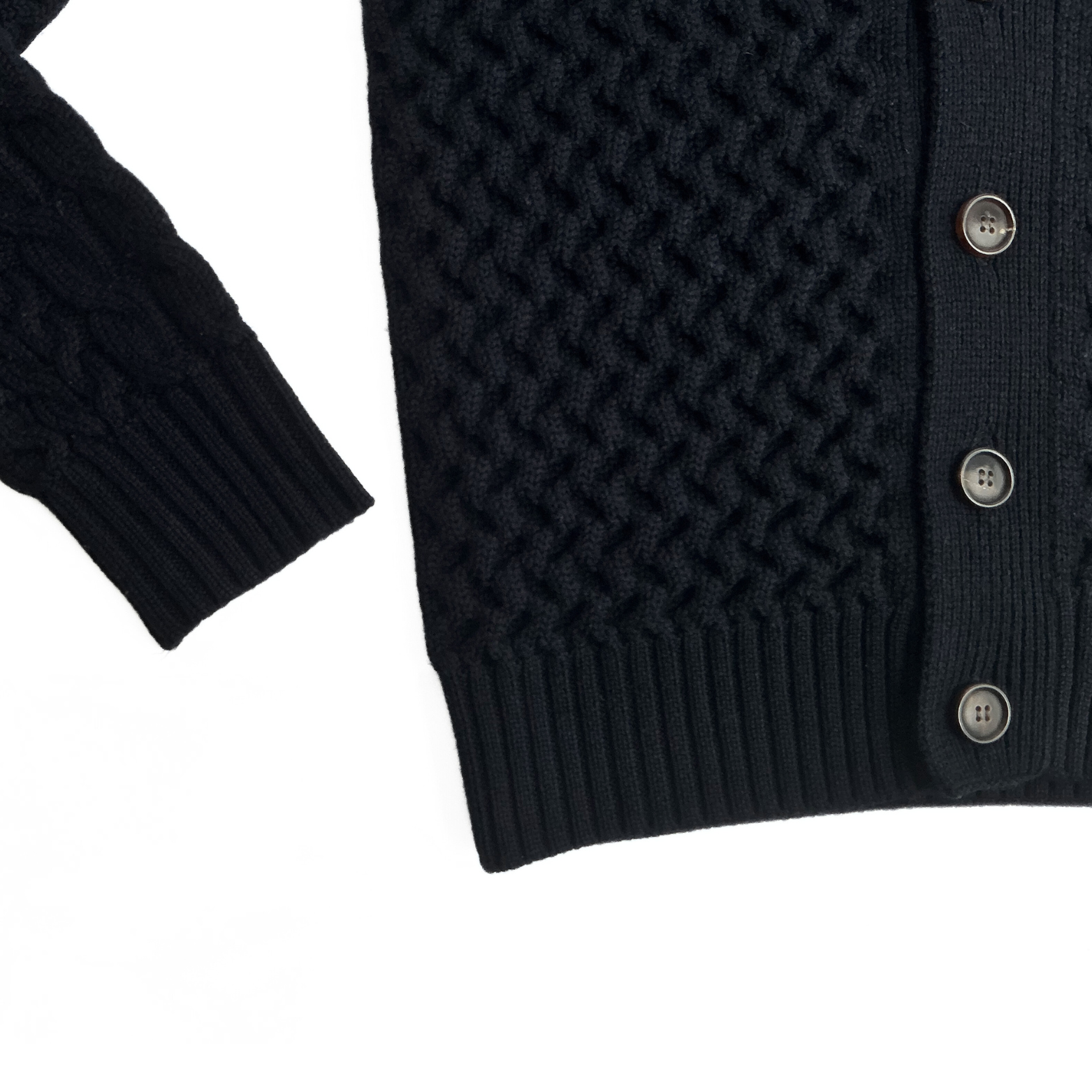 Suitsupply Shawl Neck Cardigan in Midnight Blue