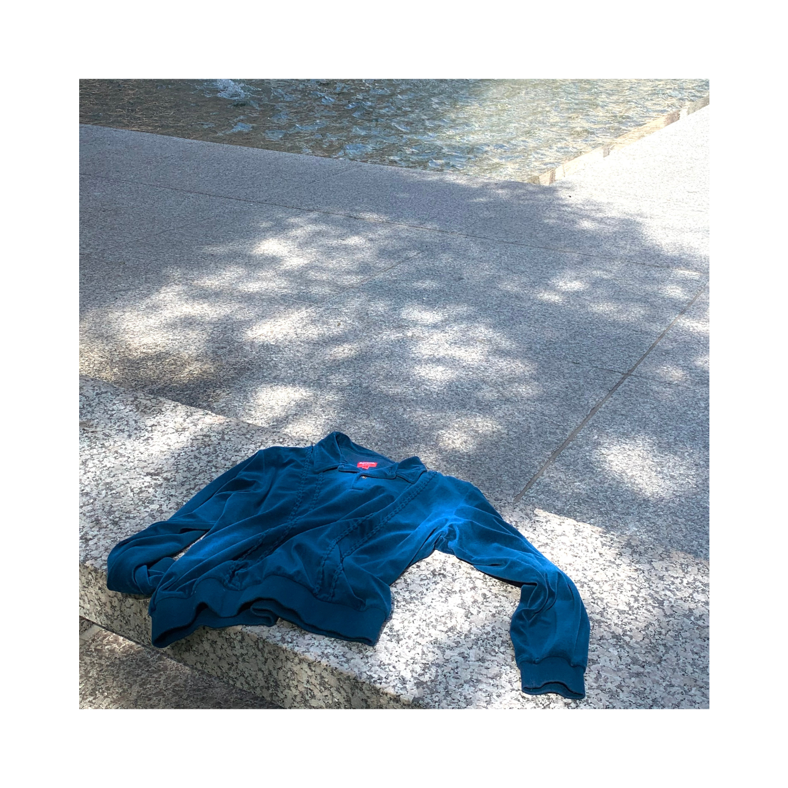 Supreme Velour Velvet Long Sleeve L/S Polo Dark Teal FW17 Lookbook Cover