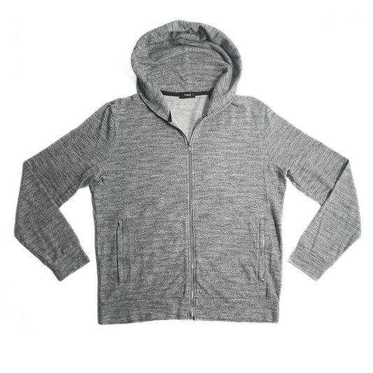 Theory Danen Hoodie in Stone Terry