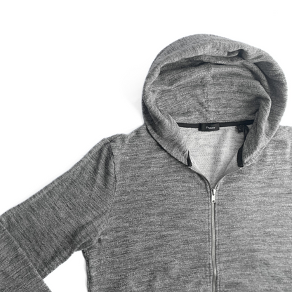Theory Danen Hoodie in Stone Terry
