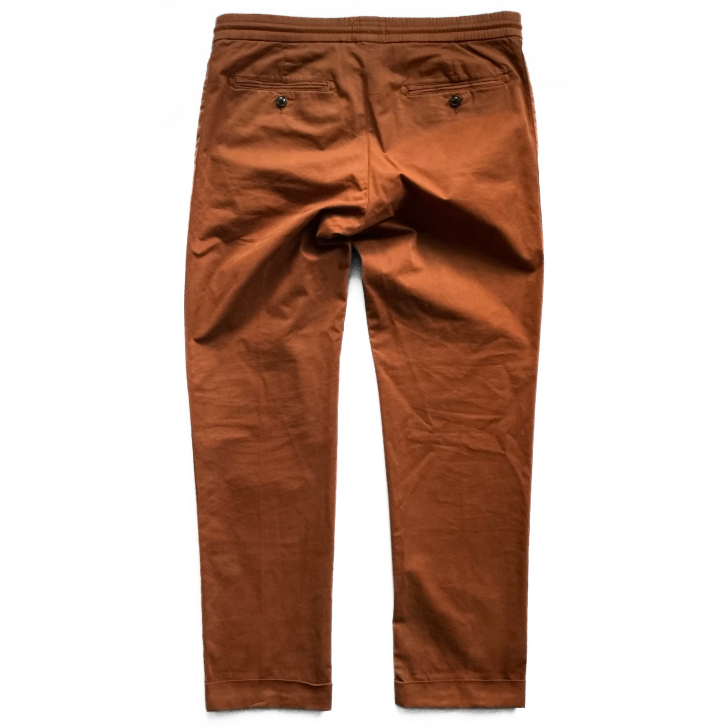 Todd Snyder Drawstring Khakis in Rust / Tan / Brown