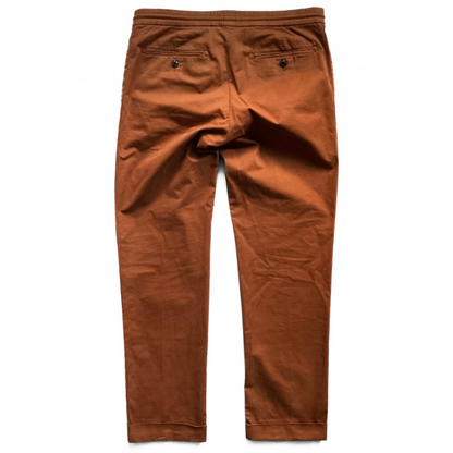 Todd Snyder Drawstring Khakis in Rust / Tan / Brown