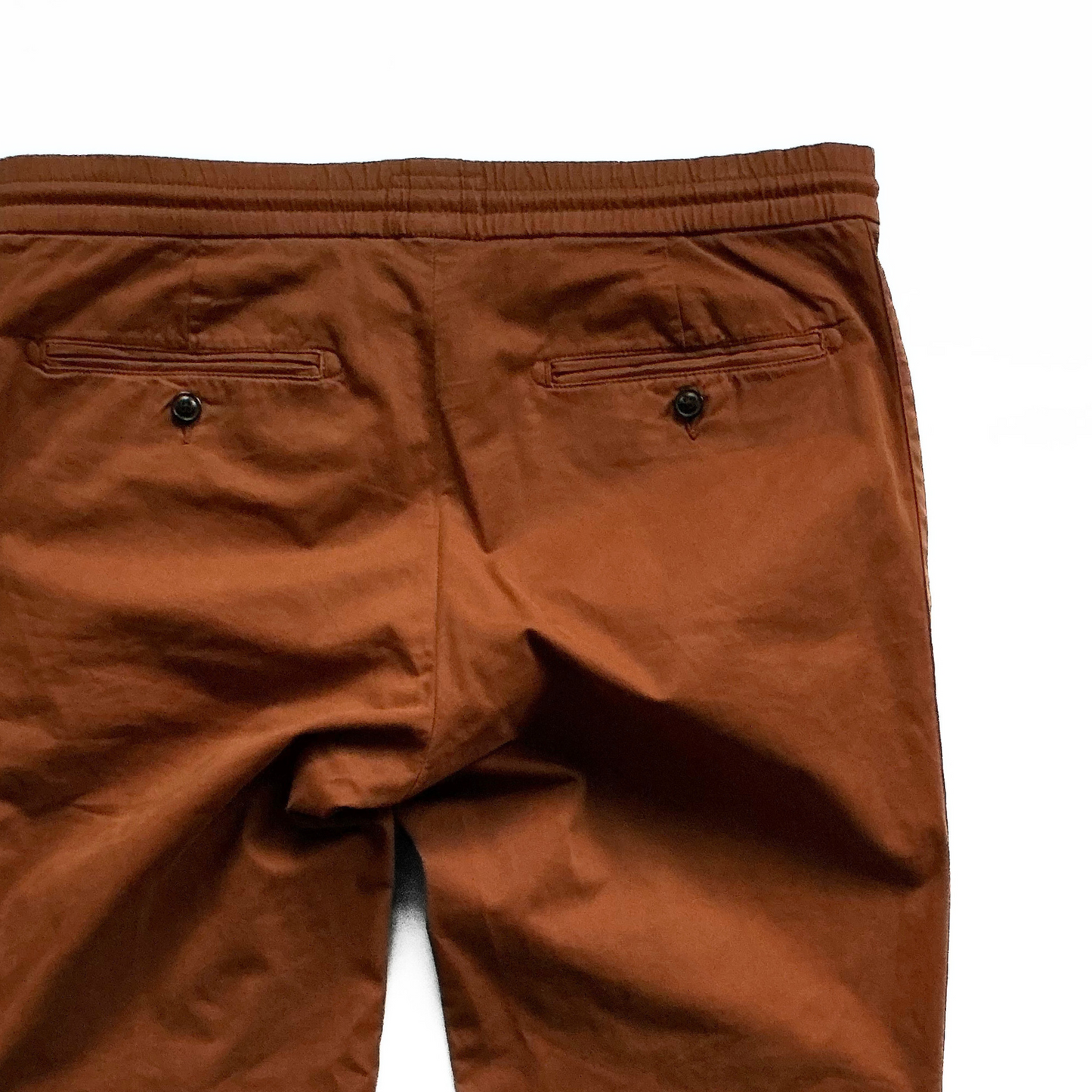Todd Snyder Drawstring Khakis in Rust / Tan / Brown