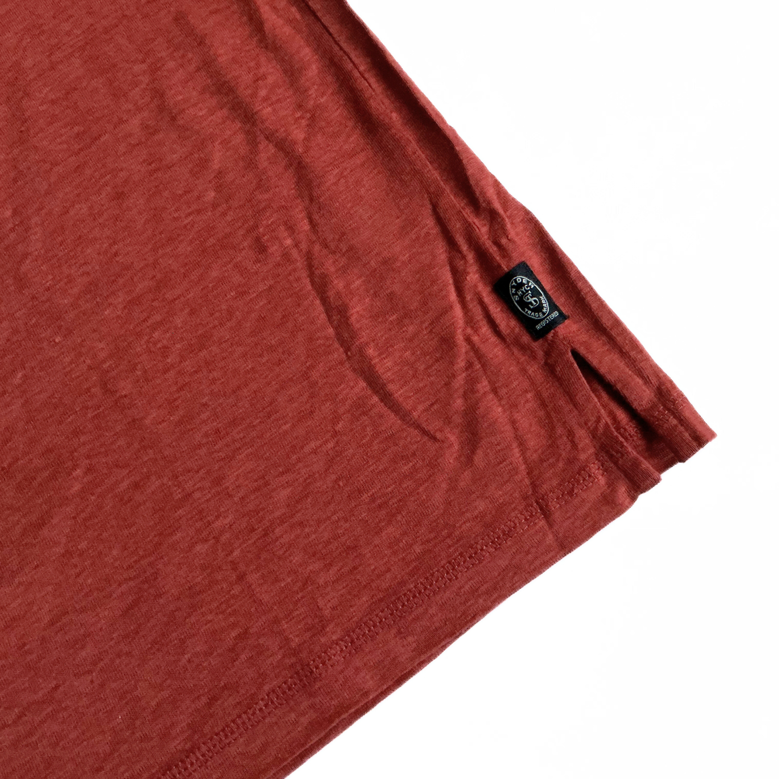 Todd Snyder Linen Pocket T-Shirt in Brown Sugar