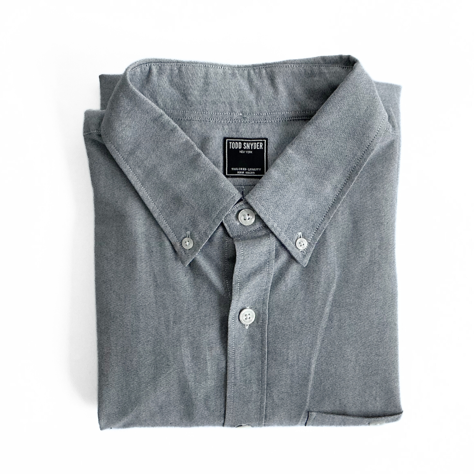 Todd Snyder Poplin Shirt in Grey