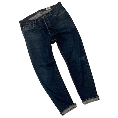 Todd Snyder Japanese Selvedge Denim Jeans in Dark Blue