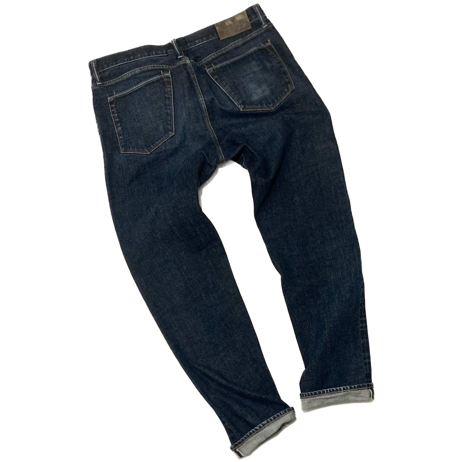 Todd Snyder Japanese Selvedge Denim Jeans in Dark Blue