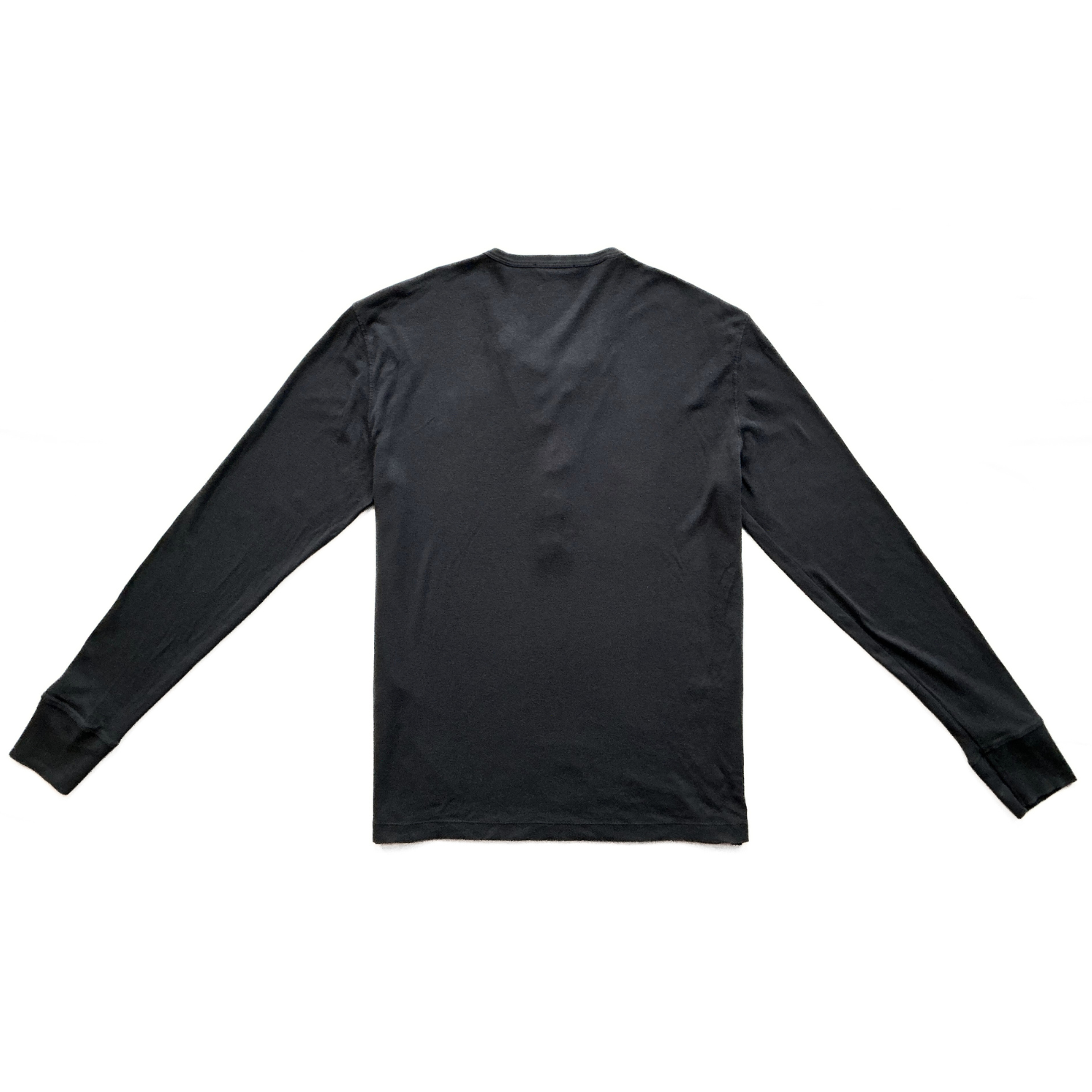 Tom Ford Longsleeve Henley T-Shirt in Navy