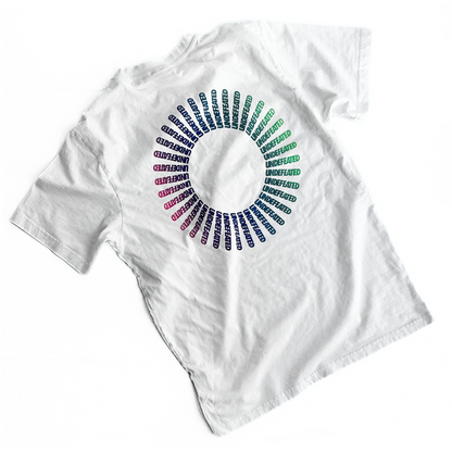 Undefeated Suburst T-Shirt in White
