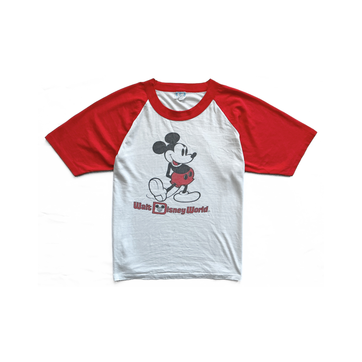 Walt Disney World Mickey Raglan T-Shirt in Red / White