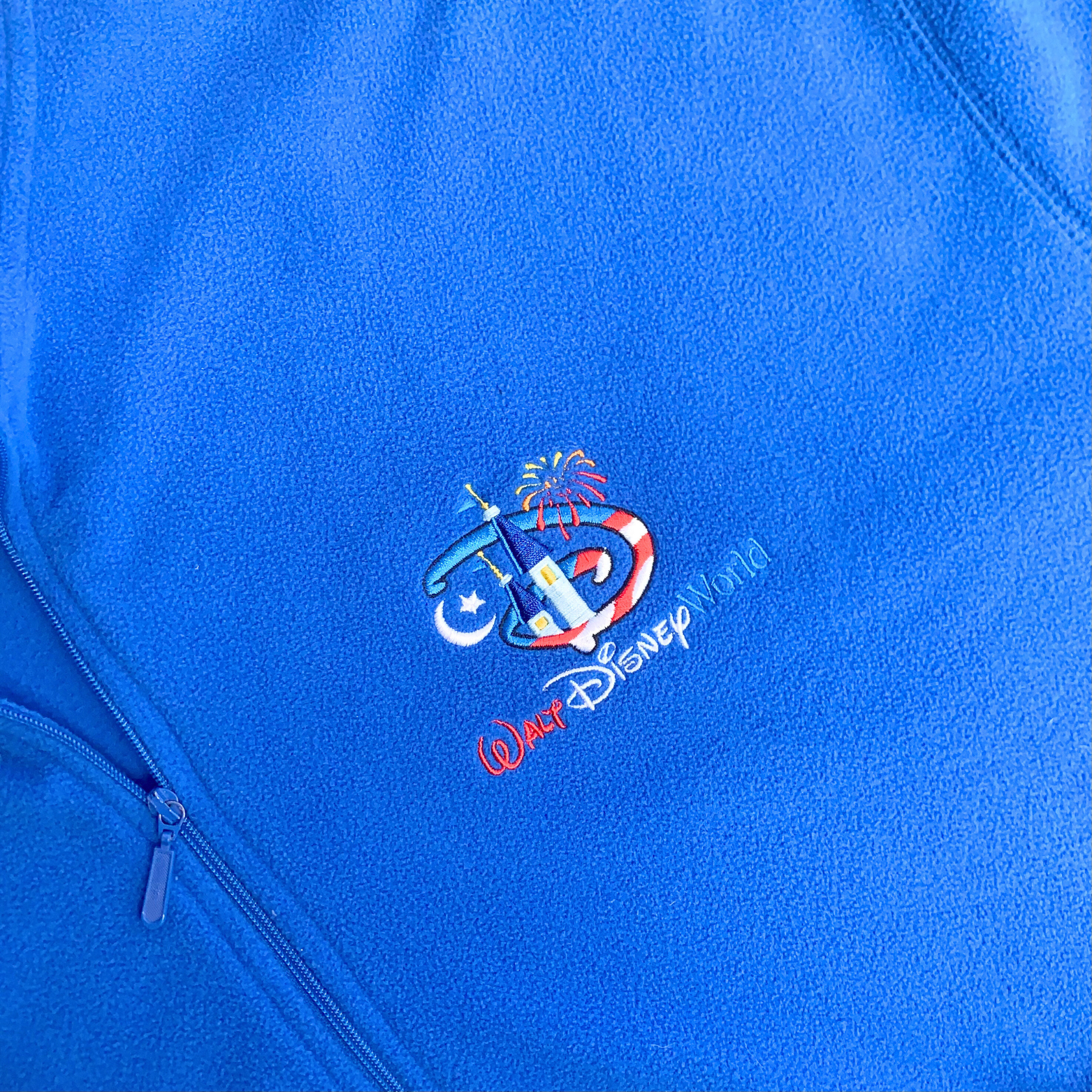 Official Walt Disney World Fleece USA Logo Embroidery Variant