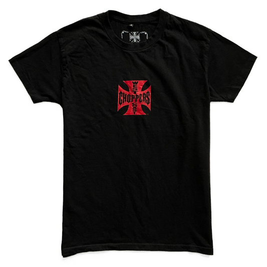West Coast Choppers Classic T-Shirt in Black / Red