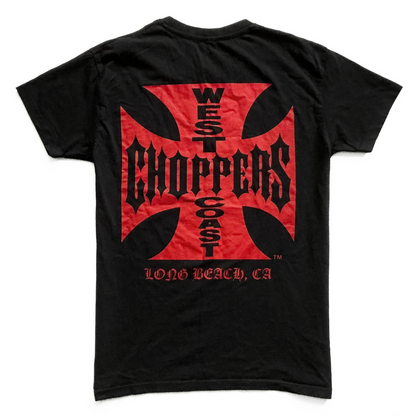 West Coast Choppers Classic T-Shirt in Black / Red