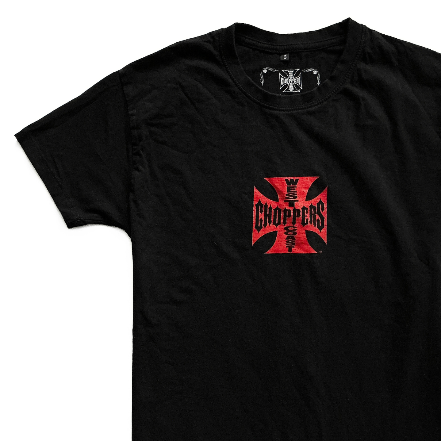 West Coast Choppers Classic T-Shirt in Black / Red