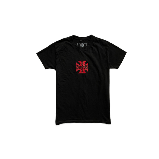 West Coast Choppers Classic T-Shirt in Black / Red