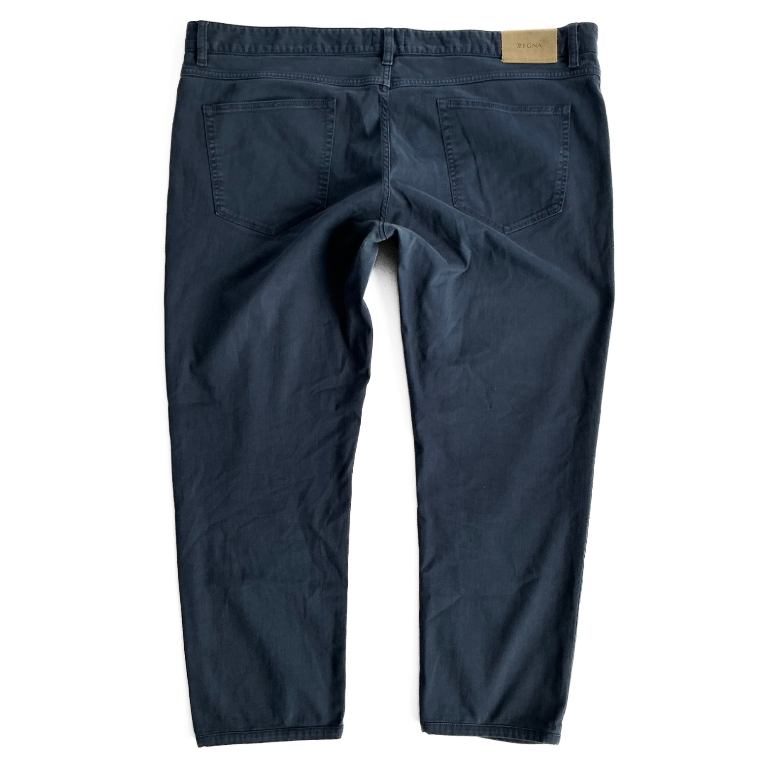 Z Zegna Chino Pants in Grey / Pastel Blue