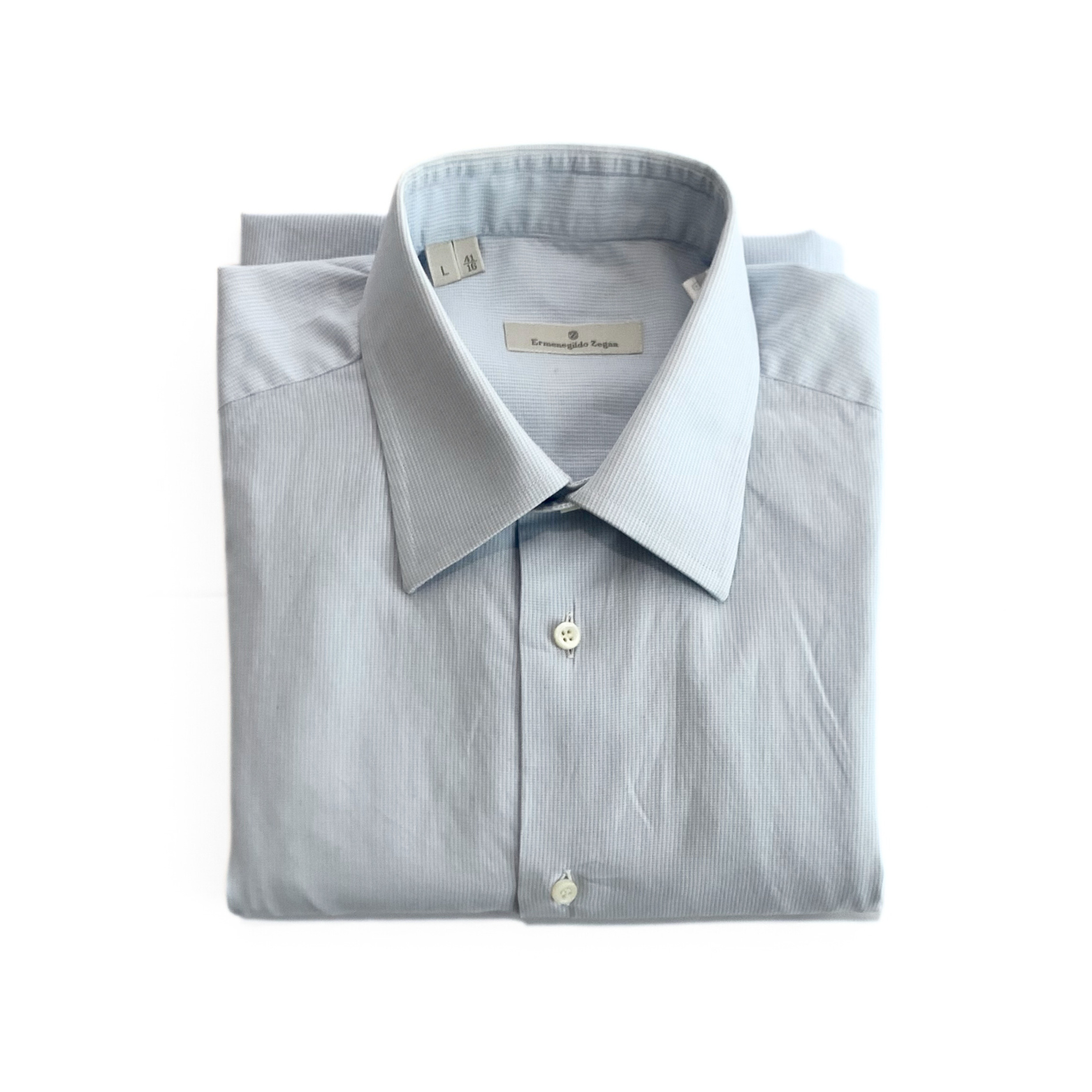 Ermenegildo Zegna Dress Shirt in Light Blue