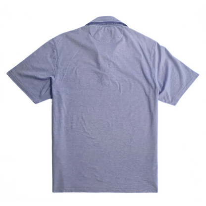 Ermenegildo Zegna Striped Polo Shirt in Purple