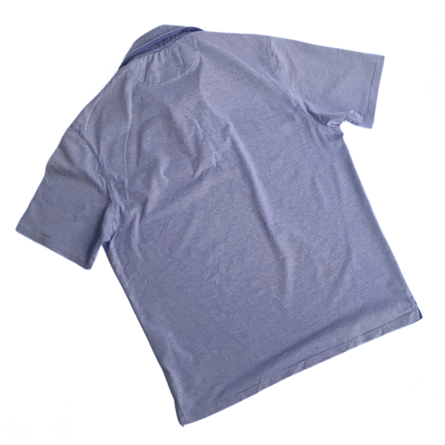 Ermenegildo Zegna Striped Polo Shirt in Purple