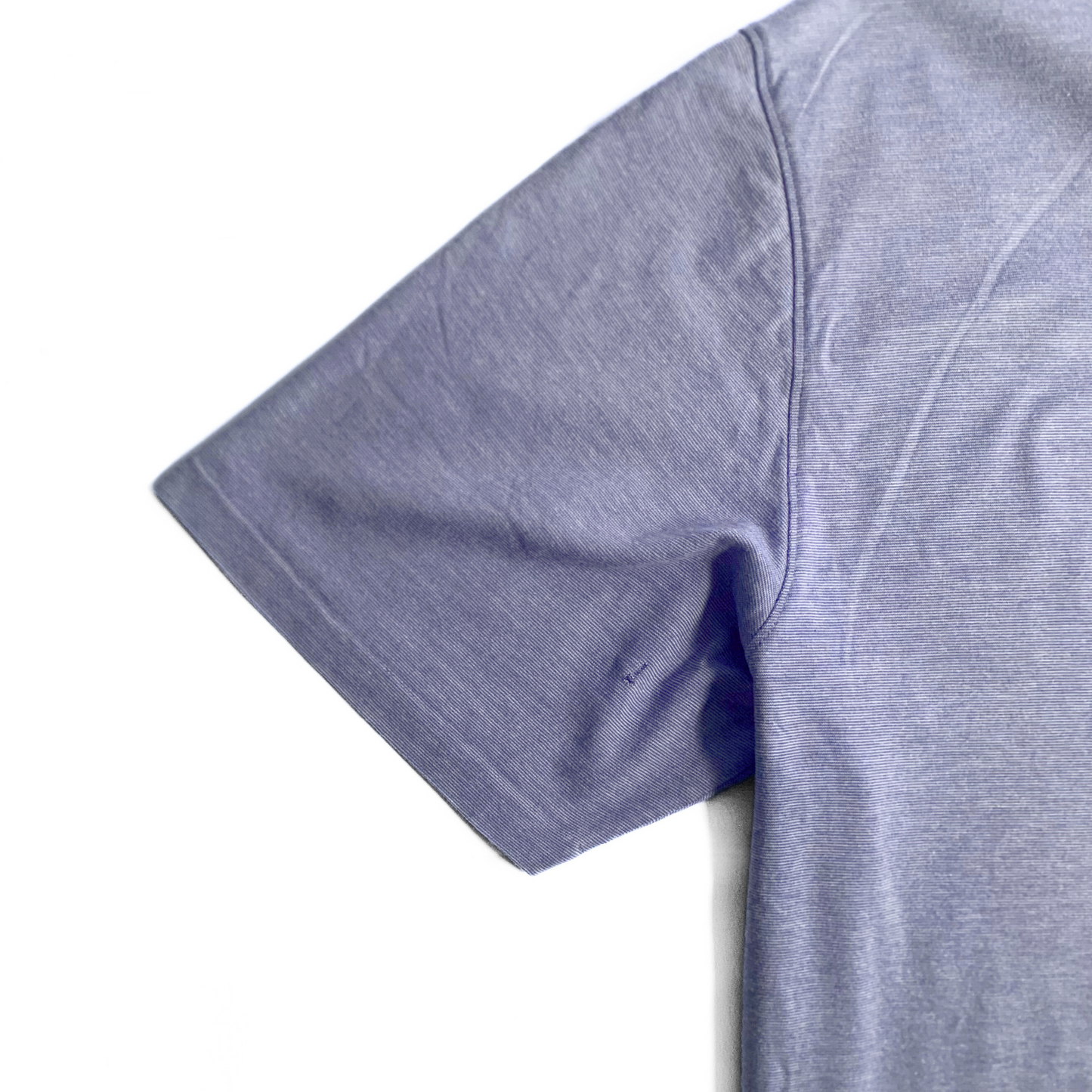 Ermenegildo Zegna Striped Polo Shirt in Purple