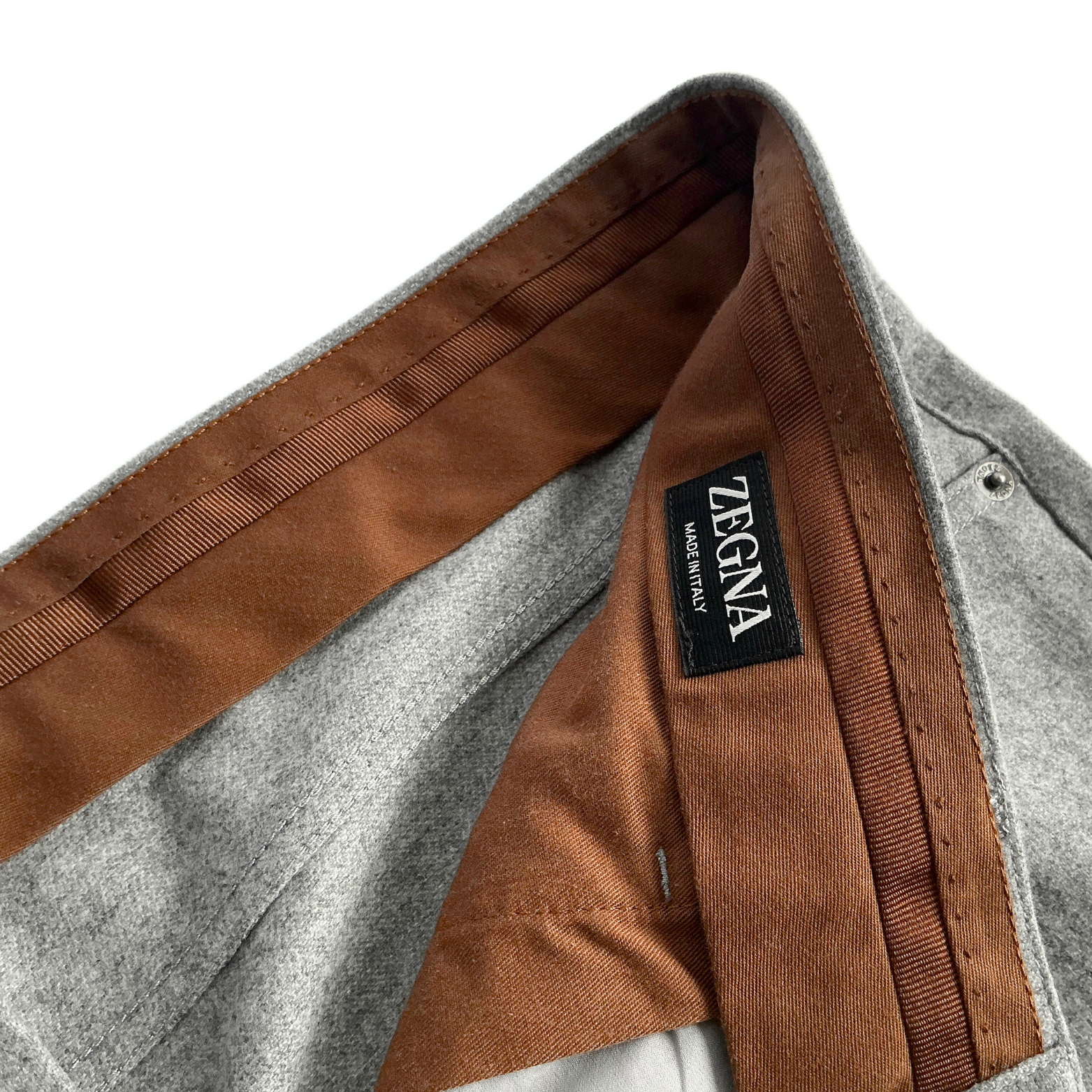 Zegna Roccia Trousers in Grey