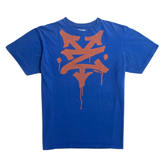 Zoo York Graffiti T-Shirt in Blue / Brick Red