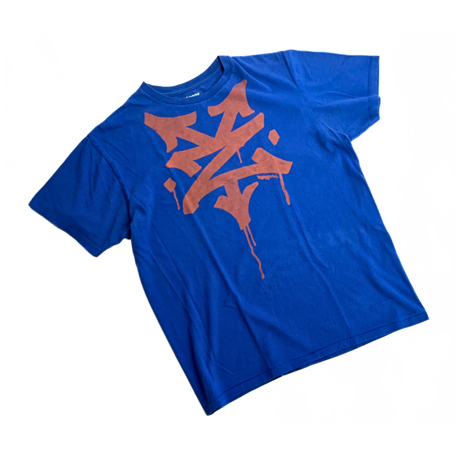 Zoo York Graffiti T-Shirt in Blue / Brick Red